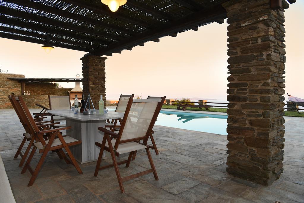 Tinos Sky View Villa Arnados Eksteriør billede