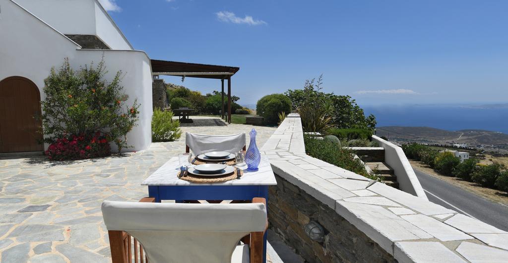 Tinos Sky View Villa Arnados Eksteriør billede