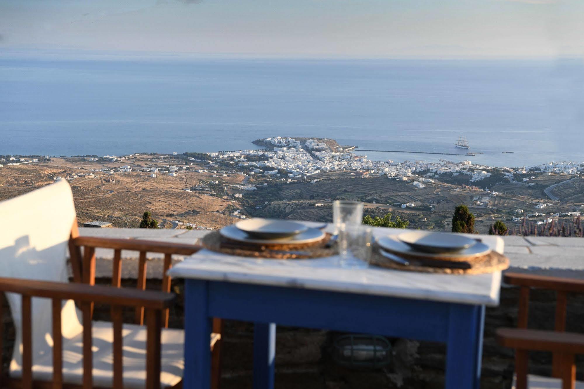 Tinos Sky View Villa Arnados Eksteriør billede