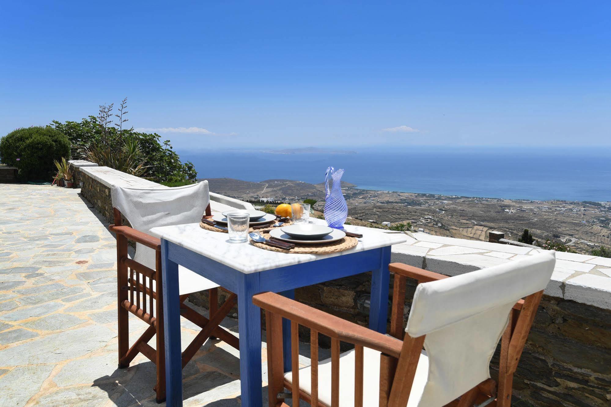 Tinos Sky View Villa Arnados Eksteriør billede
