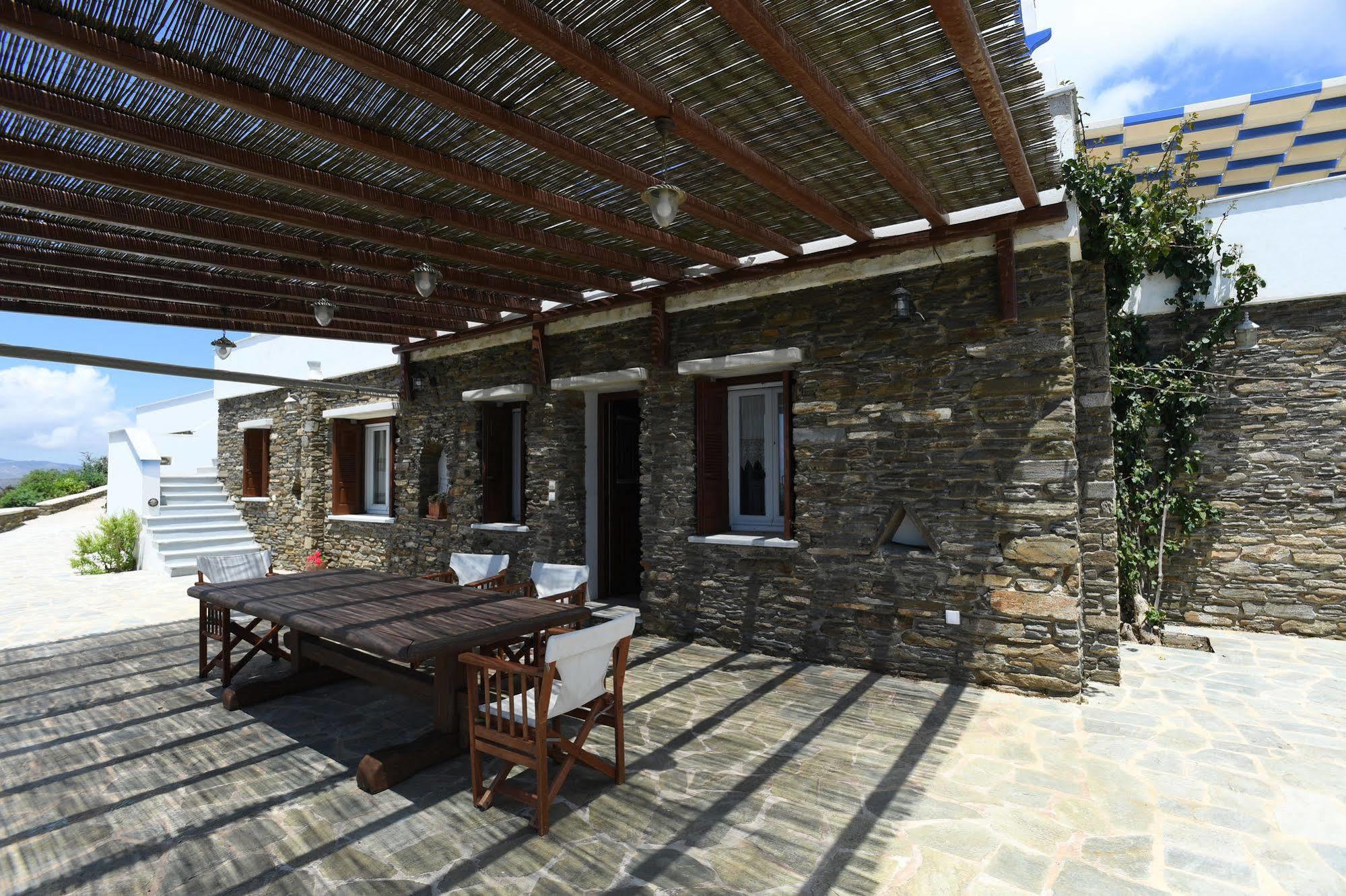 Tinos Sky View Villa Arnados Eksteriør billede